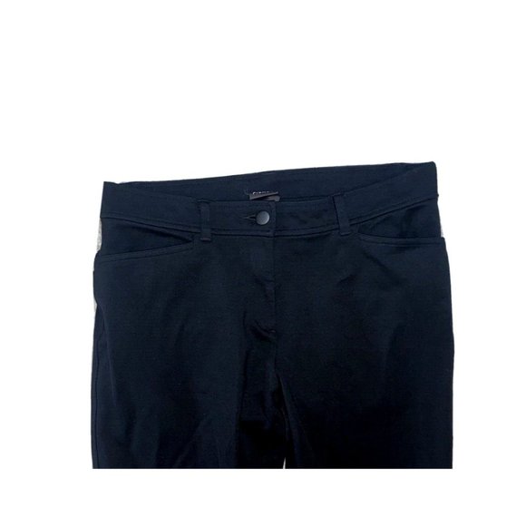 Eileen Fisher Slim Stretch Dress Pants Black Size Small Straight Leg Slacks - Picture 3 of 5